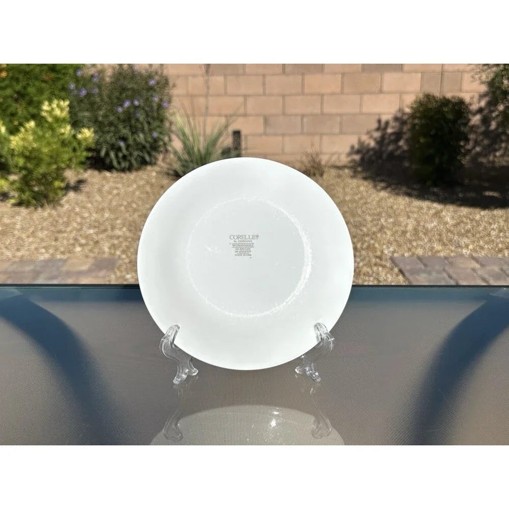 Corelle Provincial Blue 6 3/4 Inch Bread or Dessert Plates Blue Flowers Set of 5